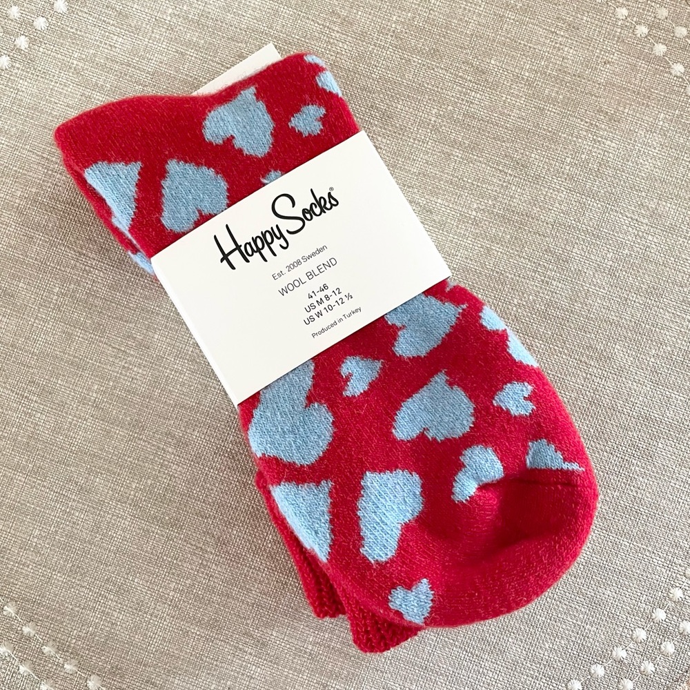 NWT Happy Socks Hearts